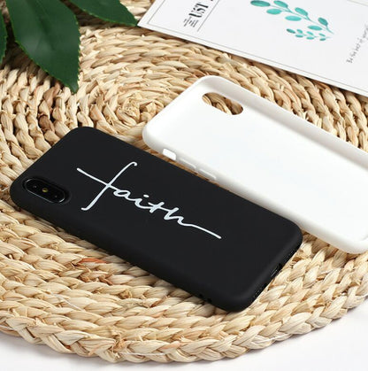 Compatible with Apple , Faith Soft Silicone Phone Case Cover