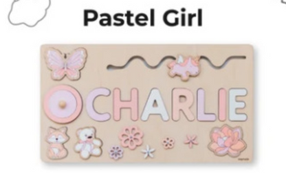 Personalized Baby Name Wooden Puzzle Toy