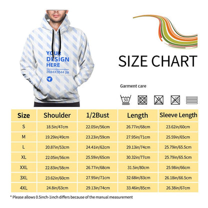 Youthful Personality Comfortable Men's Hooded Sweatshirt