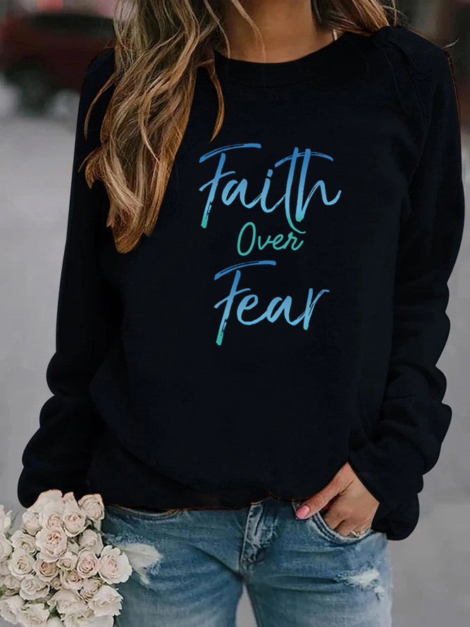 Faith Over Fear Sweater