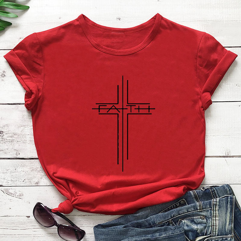 FAITH street graphic short sleeve