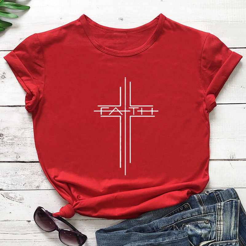 FAITH street graphic short sleeve