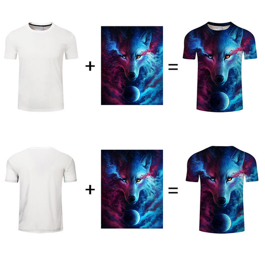 Mens Fashion T Shirt Digital Printing Logo