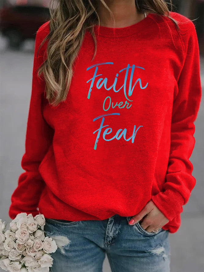 Faith Over Fear Sweater