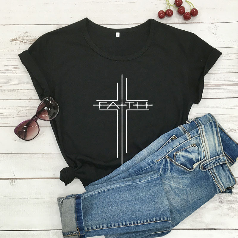 FAITH street graphic short sleeve