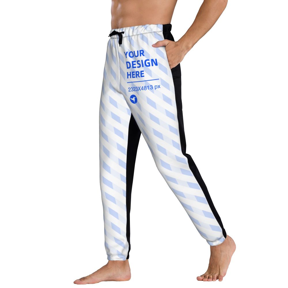 Fitness Running Soft And Comfortable Men's Printed Sweatpants