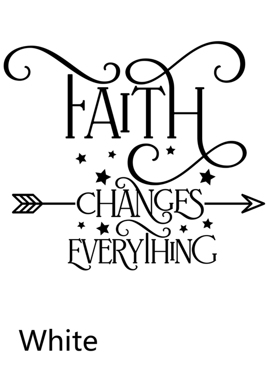 Faith Changes Everything Christian Decal