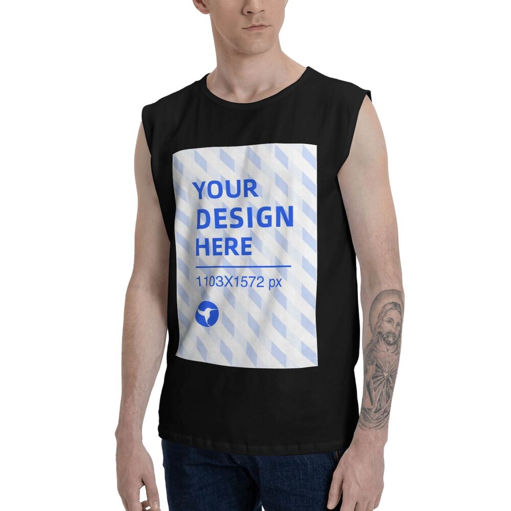 Loose And Simple Men's Sleeveless T-shirt