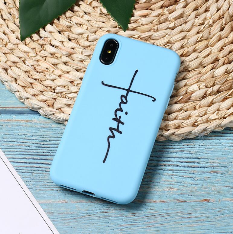 Compatible with Apple , Faith Soft Silicone Phone Case Cover