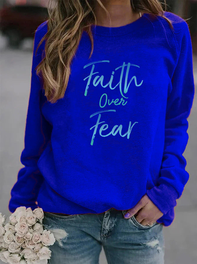 Faith Over Fear Sweater