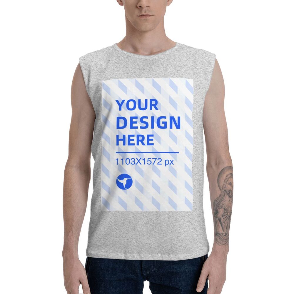 Loose And Simple Men's Sleeveless T-shirt