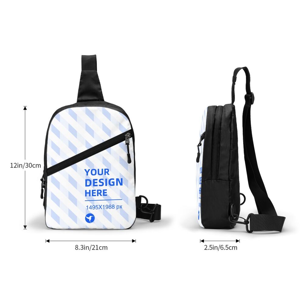 Lightweight Portable Foldable Storage Sports Crossbody Chest Bag