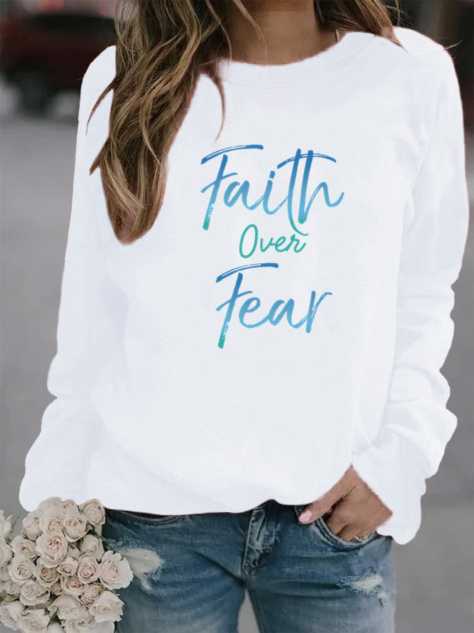 Faith Over Fear Sweater