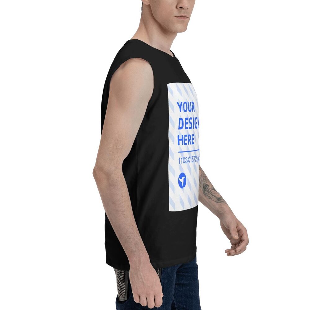 Loose And Simple Men's Sleeveless T-shirt