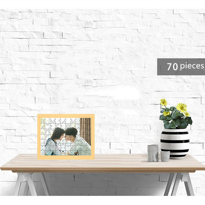 Wooden Photo Custom Jigsaw Puzzle DIY Personalized Gifts Puzzle