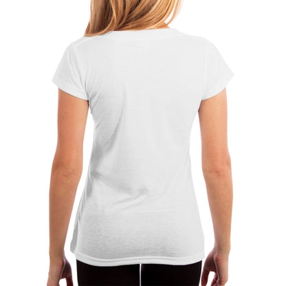 Ladies V Neck Cotton Summer Shirt Top