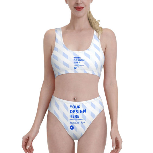 Soft And Smooth Split Sports Swimsuit