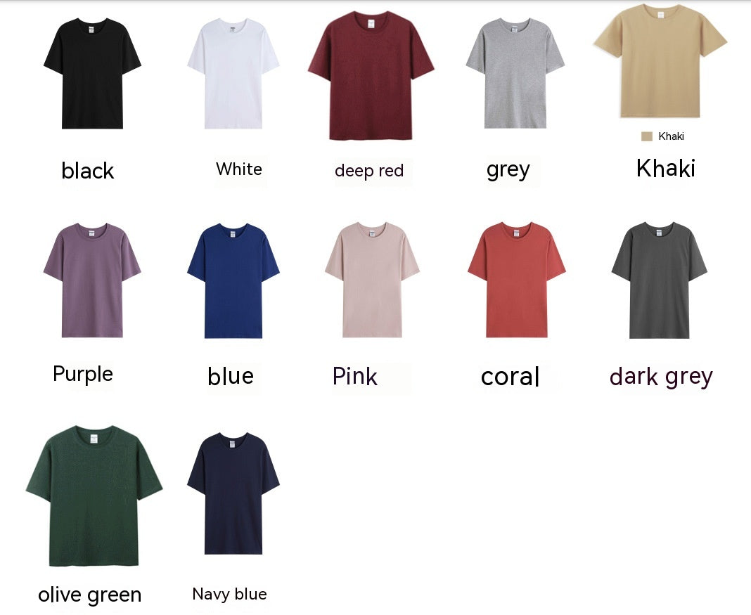 Men's Round Neck Short Sleeved T-shirt