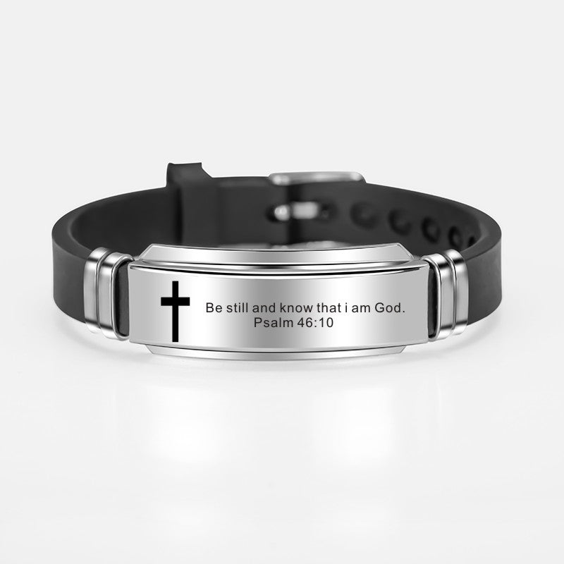 Classic Bible Verses Psalms Bracelet Bangle Christian Jewelry