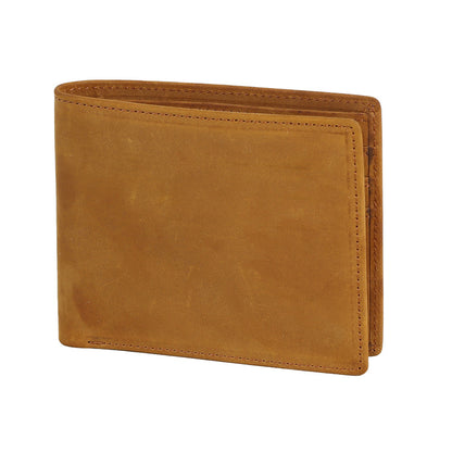 New Men's Cow Leather Wallet Short