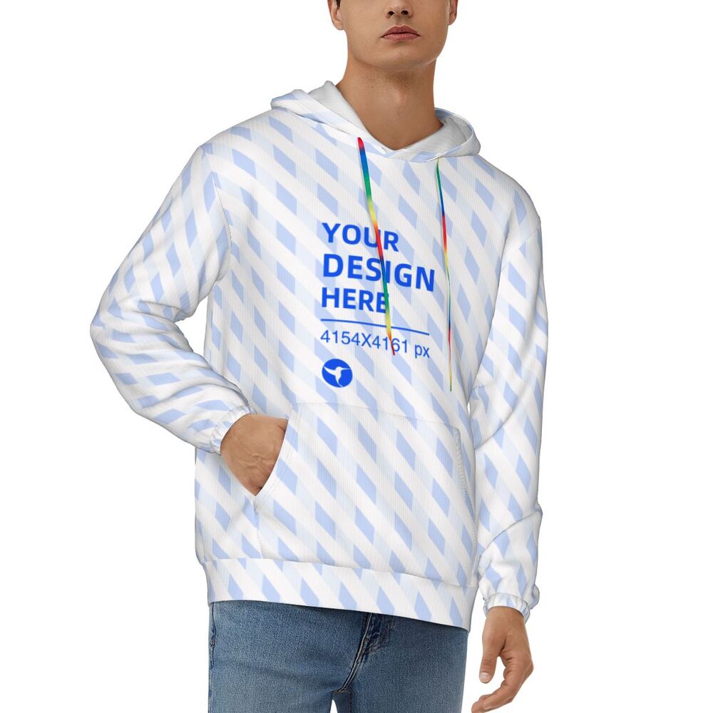 Youthful Personality Men's Hooded Pocket Sweatshirt